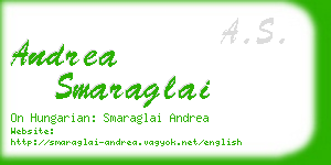 andrea smaraglai business card